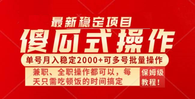 傻瓜式轻松项目 单号月入稳定2000 可多号批量操作 多多视频搬砖全新玩法-星火微能网