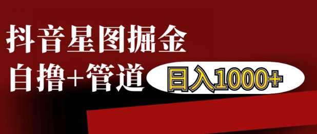 抖音星图掘金自撸，可以管道也可以自营，日入1k【揭秘】-星火微能网